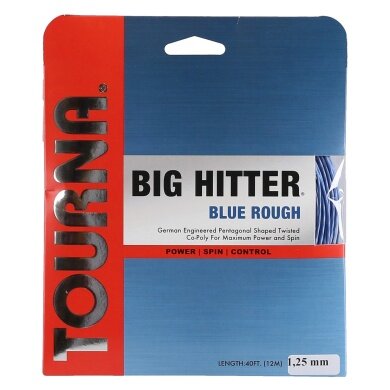 Tourna Sznur tenisowy Big Hitter blue Rough niebieski 12m Zestaw