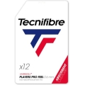 Tecnifibre Overgrip Players Pro Feel 0.6mm (absorpcja potu) biały - 12 sztuk w woreczku