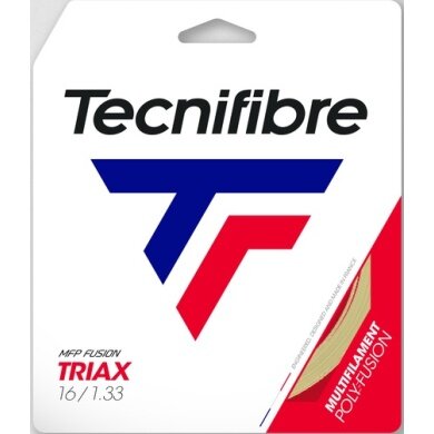 Tecnifibre Sznur tenisowy Triax (czucie gry + ochrona ramion) naturalny 12m zestaw