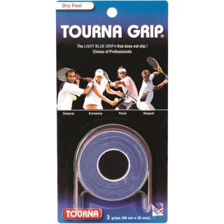 Tourna Overgrip Grip Standard (suchy) niebieski 3 szt.