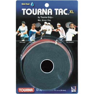 Tourna Overgrip Tac XL 0.55mm czarny 10 sztuk