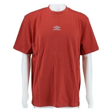 umbro T-shirt rekreacyjne Diamond Small Logo Tee (bawełna) czerwony mężczyźni