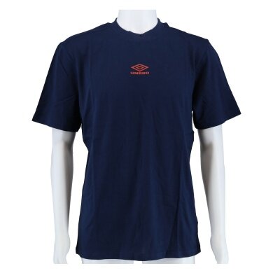 umbro T-shirt rekreacyjne Diamond Small Logo Tee (bawełna) indygo/czerwony męski