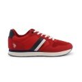 U.S. Polo Assn. Sneaker NOBIL005M-CZERWONY Tekstylia czerwony Mężczyźni