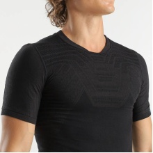 UYN Sport-Tshirt Terracross Shirt z poduszką Shouldercell Knit (Support Fit) Krótki rękaw 2024 czarny mężczyźni