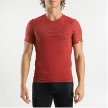 UYN Sport-Tshirt Terracross Shirt z poduszką Shouldercell Knit (Regular Fit) Krótki rękaw 2024 czerwony Mężczyźni