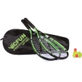 Victor VICFUN Speed-Badminton Zestaw 100 (2xRakiety, 3xPiłki, 1xTorba) zielony