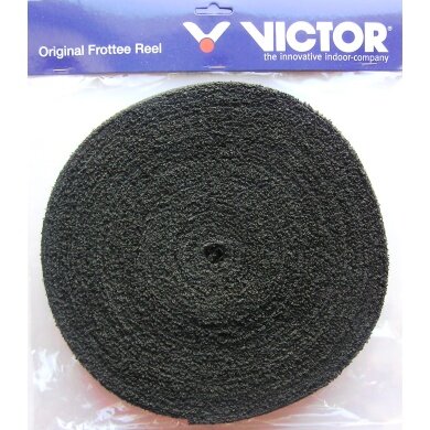 Victor Overgrip Frottee Grip (Taśma na uchwyt) czarna 12m rolka