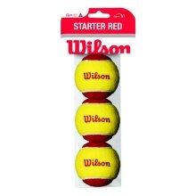 Wilson Piłki metodologiczne Stage 3 Starter Czerwone 3 sztuki w torbie