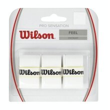 Wilson Overgrip Pro Sensation 0.4mm biały 3 szt.