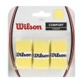 Wilson Overgrip Pro 0.6mm (Komfort/gładki/lekko przyczepny) żółty 3 szt.