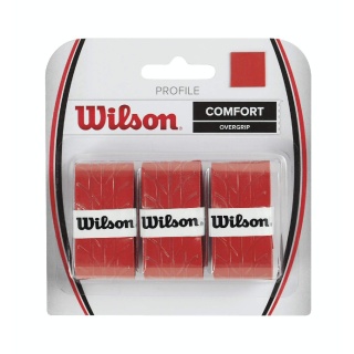 Wilson Overgrip Profile 0.6mm czerwony 3 szt.