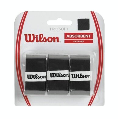 Wilson Overgrip Pro Soft 0.55mm czarny 3 szt.