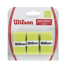 Wilson Overgrip Pro Soft 0.55mm limonkowy 3 szt.