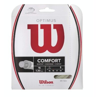 Wilson Sznur tenisowy Optimus (Kontrola+Dotyk) naturalny 12m Zestaw