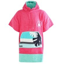 Wave Hawaii Poncho Różowa Fala (Bawełna/Wiskoza) 145-175 cm różowy/miętowy Damski