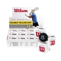 Wilson Squashball Staff (2 żółte punkty, prędkość bardzo wolna) czarny - <b> 12 piłek w kartonie</b>