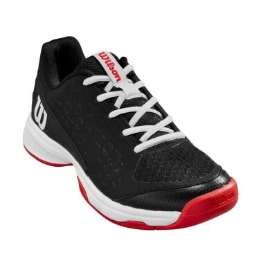 Wilson Buty tenisowe Rush Pro L Allcourt 2024 czarne/czerwone dziecięce