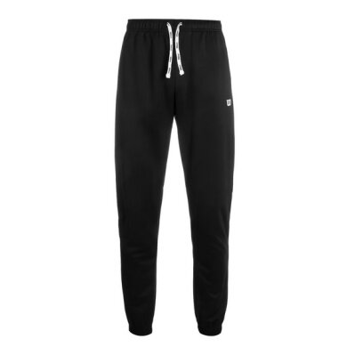 Wilson Spodnie treningowe Fundamentals Pant (100% poliester) długie czarne męskie