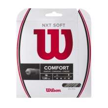 Wilson Nici tenisowe NXT Soft (Ochrona ramion+Dotyk) srebrne 12m Zestaw