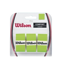 Wilson Overgrip Pro 0.6mm (Komfort/gładki/lekko przyczepny) zielony 3 szt.