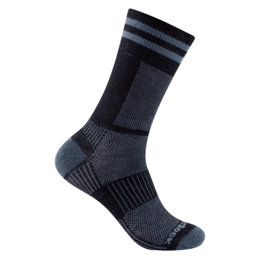 Wrightsock Skarpetki sportowe Crew Coolmesh II (cienkie, oddychające, wygodne) szary/czarny - 1 para