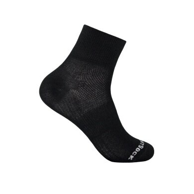 Wrightsock Skarpetki sportowe Quarter Coolmesh II (cienkie, oddychające, wygodne) czarne - 1 para