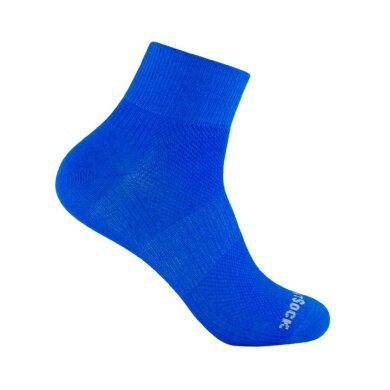 Wrightsock Skarpetki sportowe Quarter Coolmesh II (cienkie, oddychające, wygodne) niebieskie - 1 para