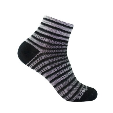 Wrightsock Skarpetki sportowe Quarter Coolmesh II (cienkie, oddychające, wygodne) szare/czarne - 1 para