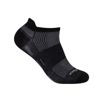 Wrightsock Skarpetki biegowe Sneaker Coolmesh II Run Tab (cienkie, wyściełane) czarne - 1 para