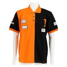 X-Bionic Polo Piquet Krótki Rękaw czarny/pomarańczowy Mężczyźni (Rozmiar L)