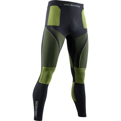 X-Bionic Spodnie Funkcyjne Pant Energy Accumulator 4.0 długie Bielizna charcoal/żółty Mężczyźni