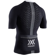 X-Bionic Koszulka rowerowa The Trick 4.0 Full-Zip Krótki rękaw czarna Męska