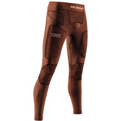 X-Bionic Spodnie termiczne Symbio Merino Pant (wełna merino) długie bielizna brązowy mężczyźni