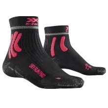 X-Socks Skarpetki biegowe Sky Run Pro 4.0 (Biegi w terenie) antracytowo-czerwone męskie - 1 para