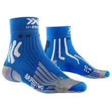 X-Socks Skarpetki biegowe Run Speed Two 4.0 niebieskie/białe męskie - 1 para