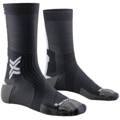 X-Socks Skarpetki Rowerowe Bike Perform Crew czarny/biały Mężczyźni - 1 Para