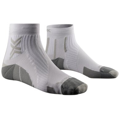 X-Socks Skarpetki biegowe Run Perform Ankle białe/szare męskie - 1 para