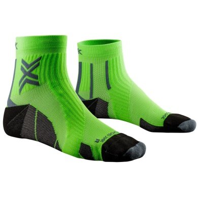 X-Socks Skarpetki biegowe Run Perform Ankle fluorozielony/czarny męskie - 1 para