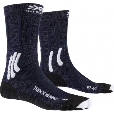 X-Socks Skarpetki trekkingowe Trek X Merino 4.0 ciemnoniebieskie - 1 para