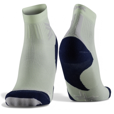 Skarpety biegowe X-Socks Run Discover Ankle fluo neo limonkowy/czarny męskie - 1 para