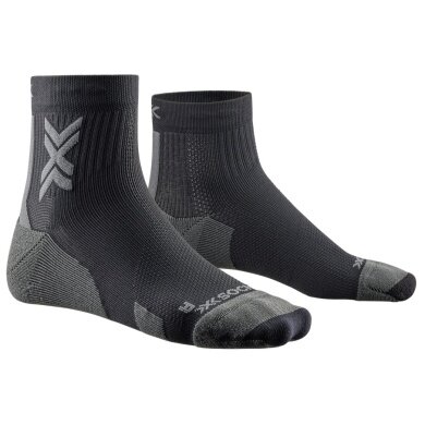 X-Socks Skarpetki biegowe Run Discover Ankle czarny/węgiel męskie - 1 para