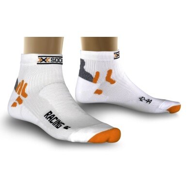 X-Socks Skarpetki Rowerowe Bike Racing białe Mężczyźni - 1 Para