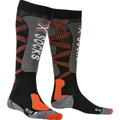 X-Socks Skarpetki narciarskie Light 4.0 czarne/pomarańczowe męskie - 1 para