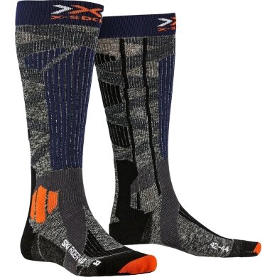 X-Socks Skarpetki narciarskie Ski Rider 4.0 antracyt/niebieski Mężczyźni - 1 Para