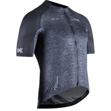 X-Bionic Koszulka rowerowa Corefusion Endurance Merino Jersey (Zamek błyskawiczny z przodu, trzy kieszenie z tyłu) czarna Męska