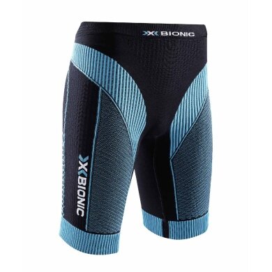 X-Bionic Running Effektor Power Pant Short czarny/turkusowy damski