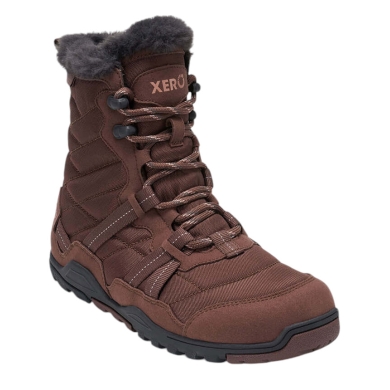 Xero Shoes Minimalne zimowe botki Alpine Snow Boot (ciepłe, wodoodporne, ocieplane) ciemnobrązowe damskie