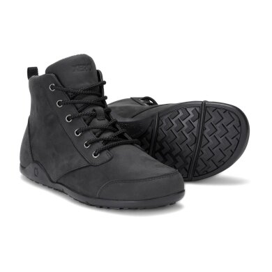 Xero Shoes Minimalne buty podróżne Denver Leather (skóra nubukowa) 2024 czarne męskie