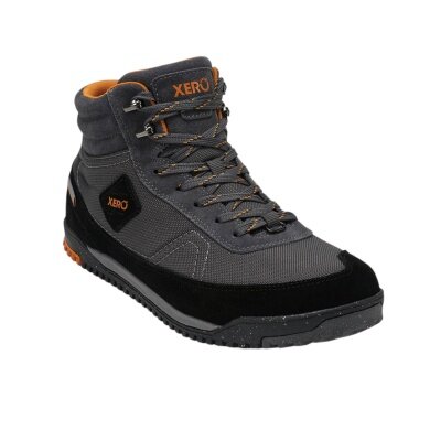 Xero Shoes Minimalne buty trekkingowe Ridgeway (wodoodporne, lekkie) asfaltowo-szare/czarne męskie